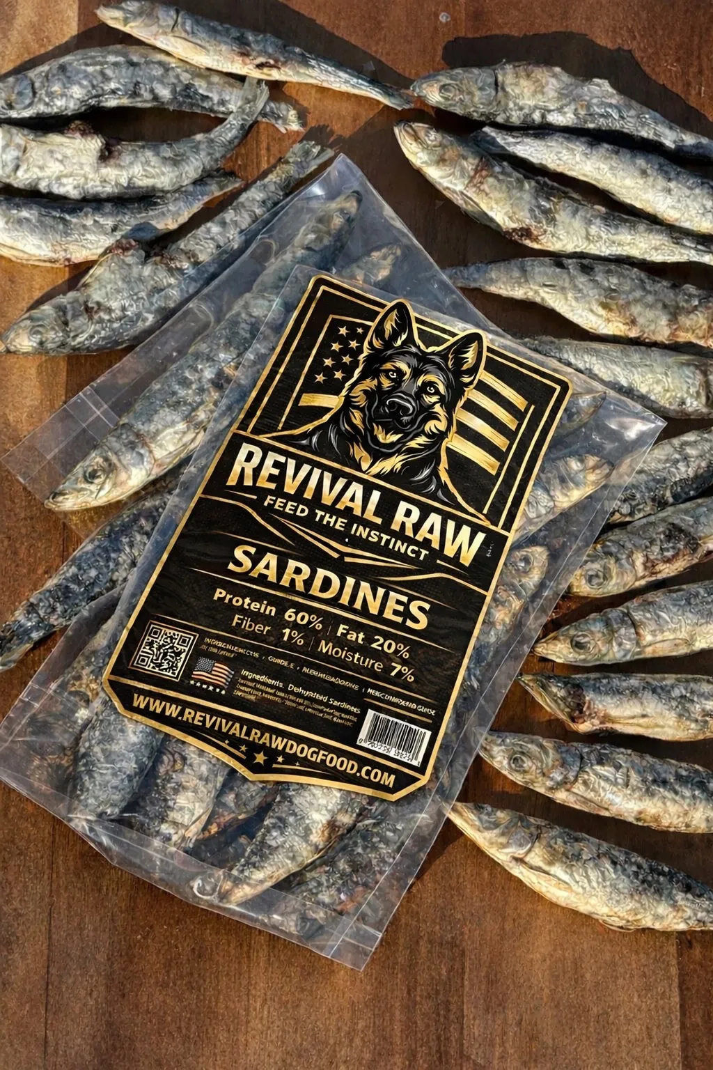 Freeze-Dried Sardines